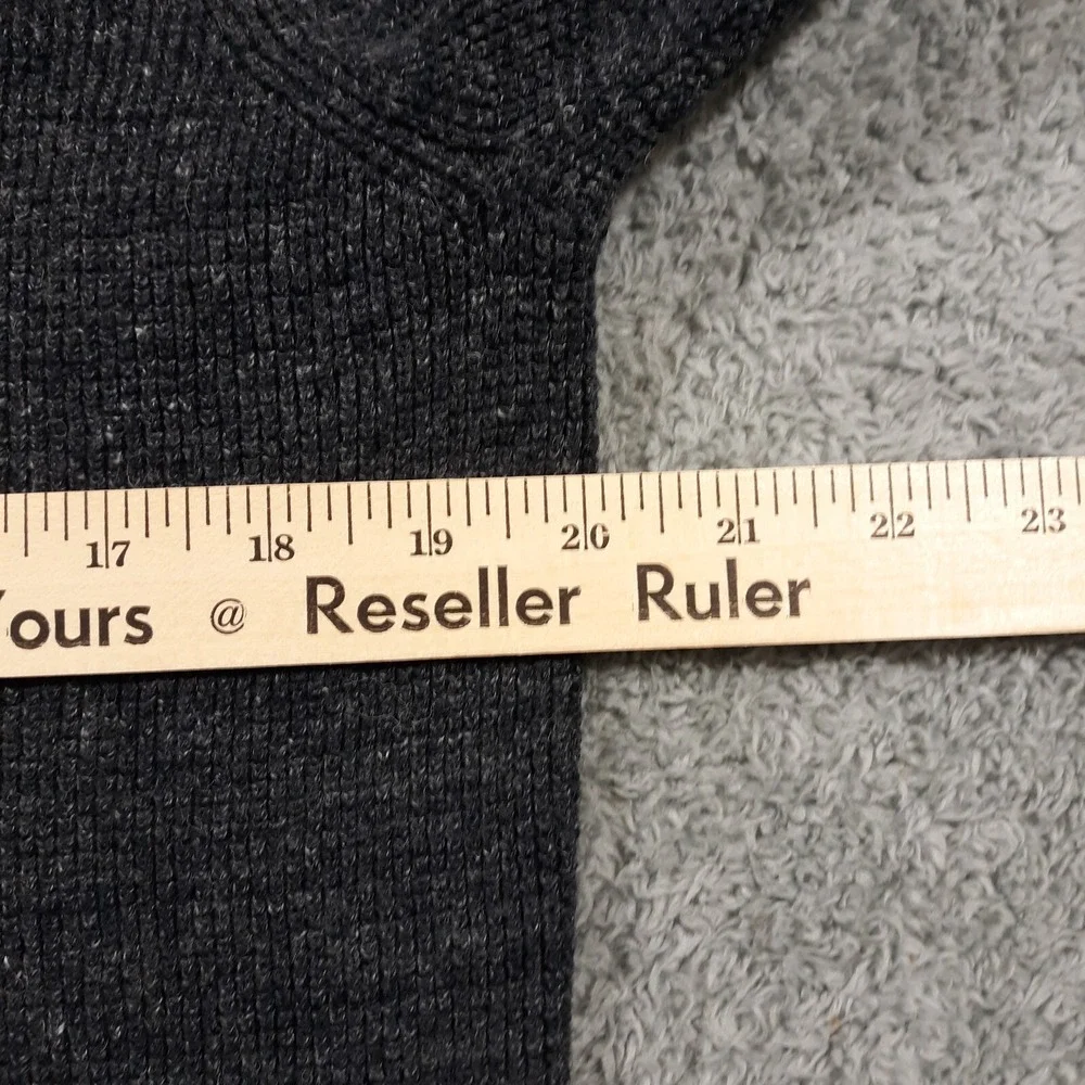 Michael Kors Sweater Pullover Cotton Wool Blend Blue Gray Mens Large